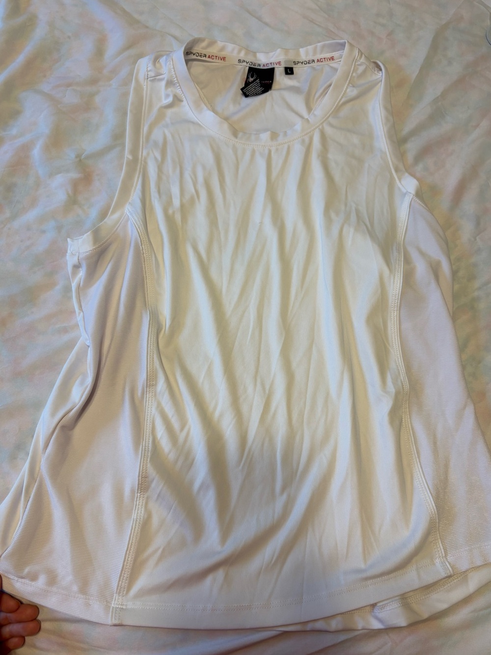 Spyder White Women’s Athletic Tank Top
